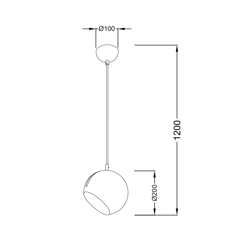 PENDANT 1XE27 METAL WHITE Φ20XH120CM HOSTA V36037WH PENDANT 1XE27 METAL WHITE Φ20XH120CM HOSTA V36037WH