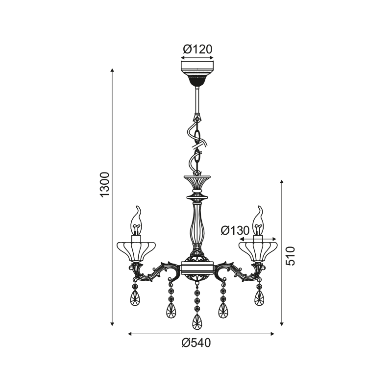 PENDANT 5ΧE14 METAL BRONZE+CRYSTAL Φ54ΧΗ130CM SARTO TNK854535P PENDANT 5ΧE14 METAL BRONZE+CRYSTAL Φ54ΧΗ130CM SARTO TNK854535P