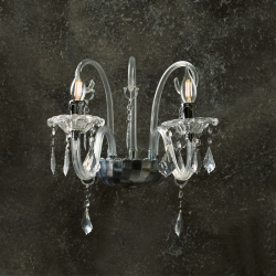 PENDANT 2ΧΕ14 CLEAR ACRYLIC 39Χ30Χ42CM GIZA SF633122W