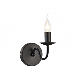 WALL MOUNTED 1XE14 METAL BLACK 20,5Χ12ΧΗ16,5CM KNOSSOS DLA1201WB WALL MOUNTED 1XE14 METAL BLACK 20,5Χ12ΧΗ16,5CM KNOSSOS DLA1201WB