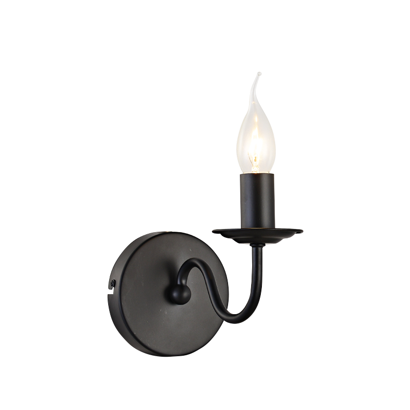 WALL MOUNTED 1XE14 METAL BLACK 20,5Χ12ΧΗ16,5CM KNOSSOS DLA1201WB WALL MOUNTED 1XE14 METAL BLACK 20,5Χ12ΧΗ16,5CM KNOSSOS DLA1201WB