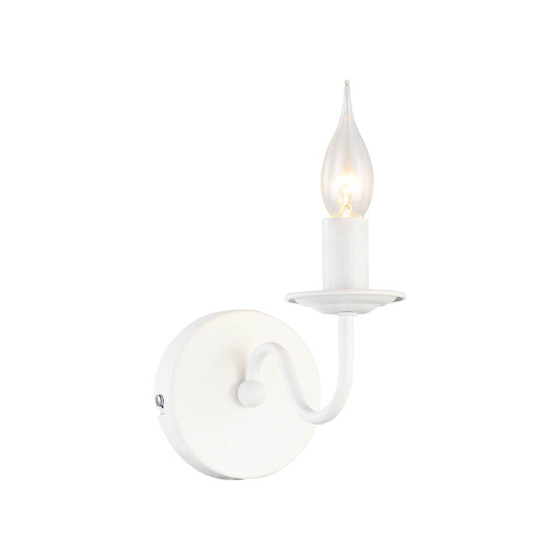 WALL MOUNTED 1XE14 METAL WHITE 20,5Χ12ΧΗ16,5CM KNOSSOS DLA1201WW