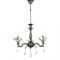 PENDANT 3ΧE14 METAL BRONZE+CRYSTAL Φ54ΧΗ130CM SARTO TNK854533P