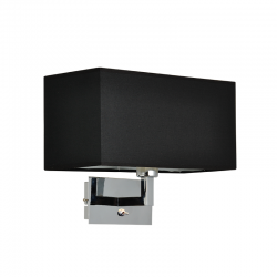 WALL MOUNT 1XE27 BLACK FABRIC SHADE TITCHIANO V29232WBC WALL MOUNT 1XE27 BLACK FABRIC SHADE TITCHIANO V29232WBC