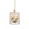 PENDANT 6XE14 METALLIC BRASS GRID Φ35ΧΗ150CM KEITH AD80356