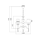 PENDANT3ΧΕ14 SILVER SHADE EVITA AD90043D