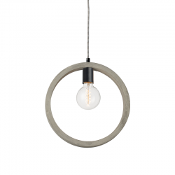 PENDANT 1XE27 CEMENT CIRCLE Φ33XH120CM LION V36323 PENDANT 1XE27 CEMENT CIRCLE Φ33XH120CM LION V36323