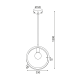 PENDANT 1XE27 CEMENT CIRCLE Φ33XH120CM LION V36323 PENDANT 1XE27 CEMENT CIRCLE Φ33XH120CM LION V36323