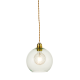 PENDANT 1XE27 CLEAR MINT GLASS+ GOLD METAL SUSPENSION Φ20ΧΗ120CM PYTHIA V3643320LG PENDANT 1XE27 CLEAR MINT GLASS+ GOLD METAL SUSPENSION Φ20ΧΗ120CM PYTHIA V3643320LG