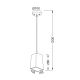 PENDANT 1XE27 CEMENT ASSYMETRIC 15,5Χ15,5ΧΗ120CM ELTON V35352