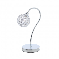 TABLE LAMP 1XG9 BALL CRYSTAL SKYLAR AD2012001T