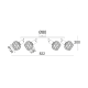 SPOT 4XE14 BLACK GRID ALADDIN MC15614B