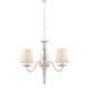PENDANT 3XE14 METAL PATINE WHITE/BLACK+SHADE Φ57ΧΗ103CM KARPATHIA DL9503PWB PENDANT 3XE14 METAL PATINE WHITE/BLACK+SHADE Φ57ΧΗ103CM KARPATHIA DL9503PWB