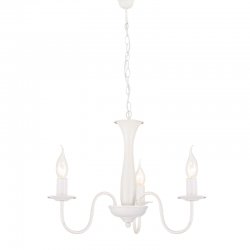 PENDANT 3XE14 METAL WHITE Φ49,5ΧΗ89,5CM KNOSSOS DLA12013PW