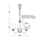 SUSPEND LIGHT 3XE14 PATINA- GREY SHADE D54cm AVIGNON DL8313 SUSPEND LIGHT 3XE14 PATINA- GREY SHADE D54cm AVIGNON DL8313