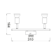 SPT 2Χ GU10 SILVER COLOR TRINITY MC634SL2