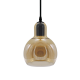 PENDANT AMBER GLASS E27 D17cm 1X40W BLOOM V292851PAM PENDANT AMBER GLASS E27 D17cm 1X40W BLOOM V292851PAM
