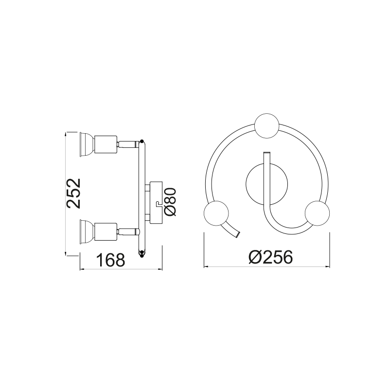 SPOT 3ΧGU10 ROSET METAL BRASS GLOSS TRINITY MC634PB3G SPOT 3ΧGU10 ROSET METAL BRASS GLOSS TRINITY MC634PB3G