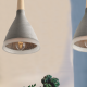PENDANT 1XE27 CEMENT+WOOD+RESIN Φ17,5ΧΗ120CM PLASMA V35142 PENDANT 1XE27 CEMENT+WOOD+RESIN Φ17,5ΧΗ120CM PLASMA V35142