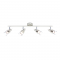 SPOT 4 Χ GU10 NICKEL CLEAR GLASS PLATINUM MC6564
