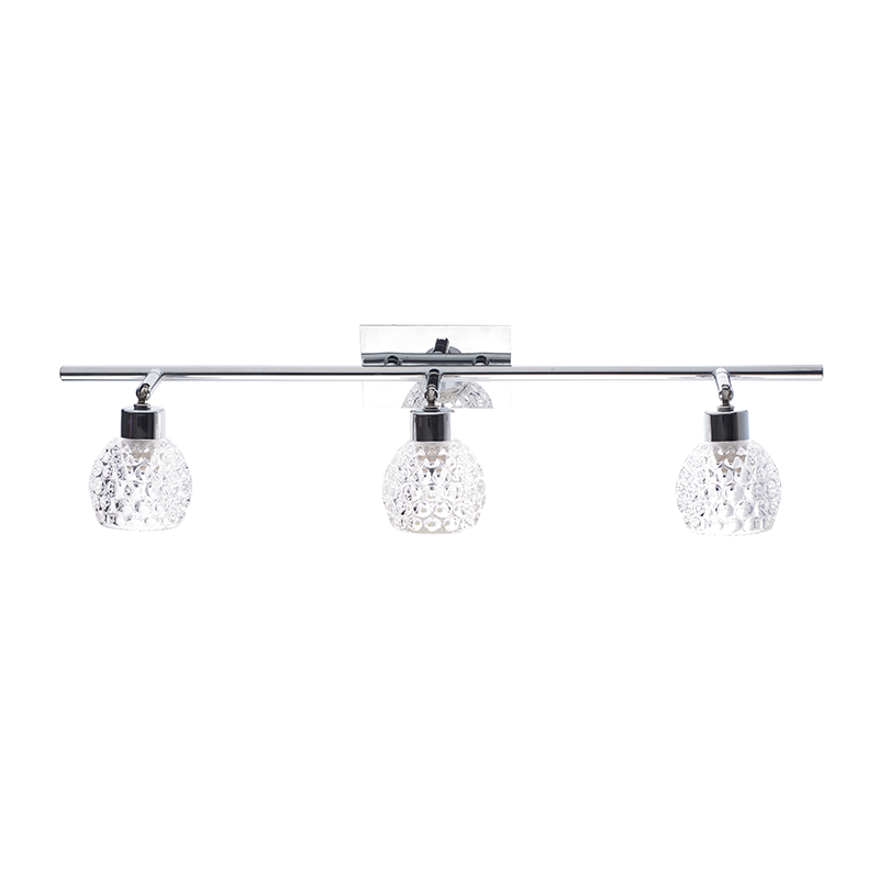 WALL LAMP 3ΧG9 GLASS+CHROME OSTRAVA AD757143