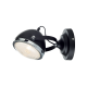 WALL MOUNTED LUMINAIRE 1XE14 METALLIC BLACK+ GLASS COLOR black matt Φ15,2×Η24,7CM HARLEY ML306131WBK WALL MOUNTED LUMINAIRE 1XE14 METALLIC BLACK+ GLASS COLOR black matt Φ15,2×Η24,7CM HARLEY ML306131WBK