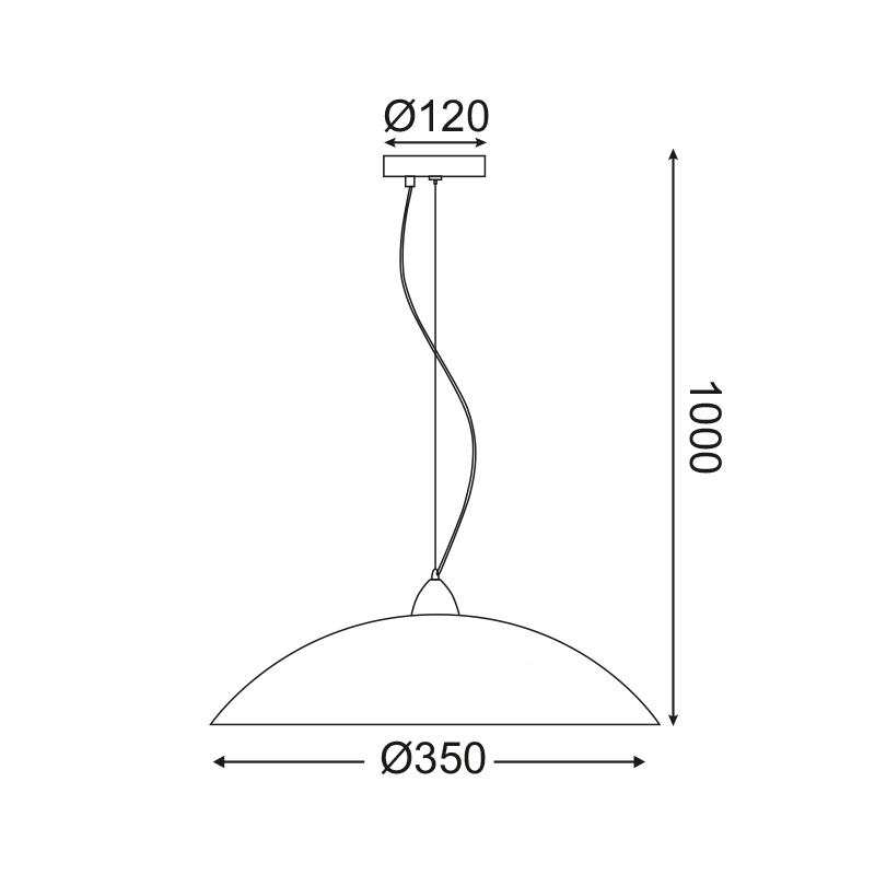 PENDANT D35 1ΧΕ27 CHAPLIN DLA321C1 PENDANT D35 1ΧΕ27 CHAPLIN DLA321C1