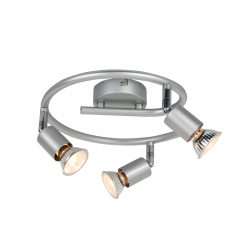 SPT 3Χ GU10 SILVER COLOR TRINITY MC634SL3G SPT 3Χ GU10 SILVER COLOR TRINITY MC634SL3G
