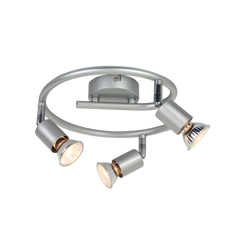 SPT 3Χ GU10 SILVER COLOR TRINITY MC634SL3G