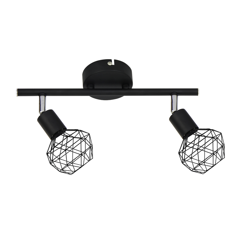 SPOT 2XE14 BLACK GRID ALADDIN MC15612B SPOT 2XE14 BLACK GRID ALADDIN MC15612B