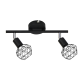 SPOT 2XE14 BLACK GRID ALADDIN MC15612B SPOT 2XE14 BLACK GRID ALADDIN MC15612B