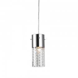 PENDANT CLEAR GLASS+CRYSTALS D11CM 1ΧΕ14 MIA DLA6831 PENDANT CLEAR GLASS+CRYSTALS D11CM 1ΧΕ14 MIA DLA6831
