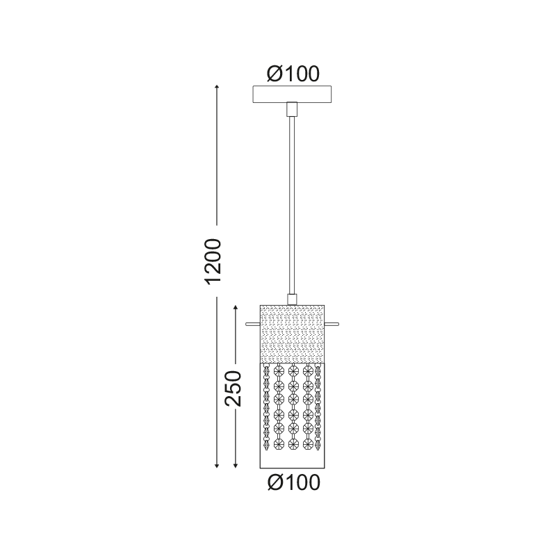 PENDANT CLEAR GLASS+CRYSTALS D11CM 1ΧΕ14 MIA DLA6831 PENDANT CLEAR GLASS+CRYSTALS D11CM 1ΧΕ14 MIA DLA6831