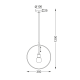 PENDANT 1XE27 METAL COPPER CYCLE Φ35CM TWIGGY V35181CP PENDANT 1XE27 METAL COPPER CYCLE Φ35CM TWIGGY V35181CP