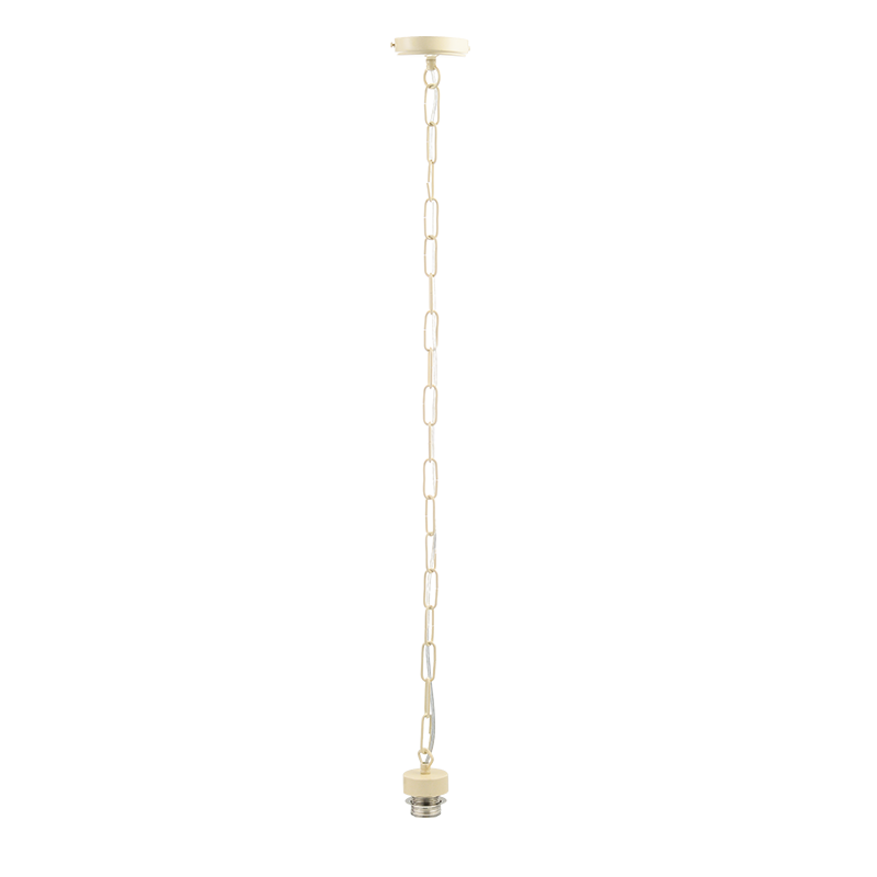 PHASING OUT PENDANT 1XE27 METAL CREM+CHAIN Η100CM 2600CM