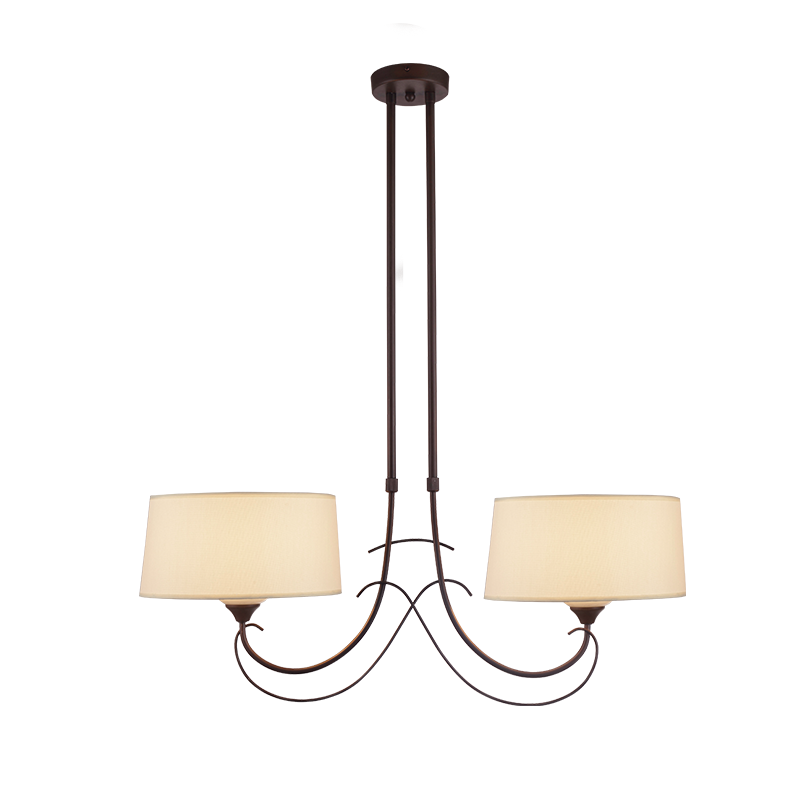 PHASING OUT PENDANT 3ΧΕ27 METALLIC BROWN+BEIGE SHADE 86Χ30XH150CM POIROT AD80332P