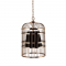 PHASING OUT PENDANT 1XE14 METALLIC BRASS+BLACK SHADE Φ25ΧΗ120CM HECTOR AD80391P