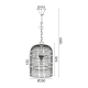 PHASING OUT PENDANT 1XE14 METALLIC BRASS+BLACK SHADE Φ25ΧΗ120CM HECTOR AD80391P PHASING OUT PENDANT 1XE14 METALLIC BRASS+BLACK SHADE Φ25ΧΗ120CM HECTOR AD80391P
