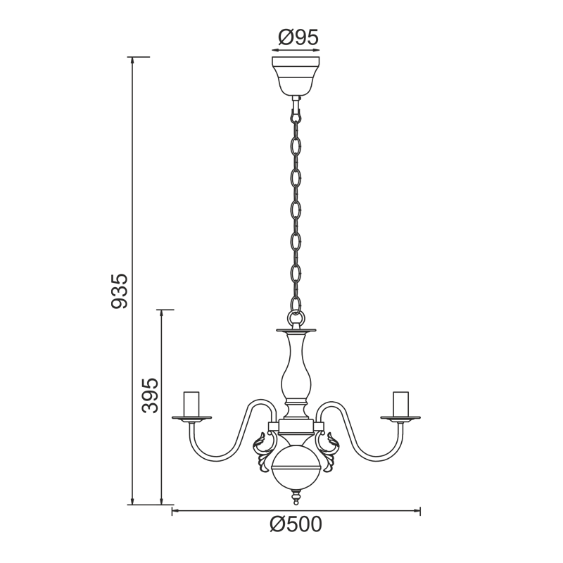 PHASING OUT PENDANT 3XE14 METAL PATINΑ GOLD Φ50ΧH93,5CM VELVET DLA12003P PHASING OUT PENDANT 3XE14 METAL PATINΑ GOLD Φ50ΧH93,5CM VELVET DLA12003P
