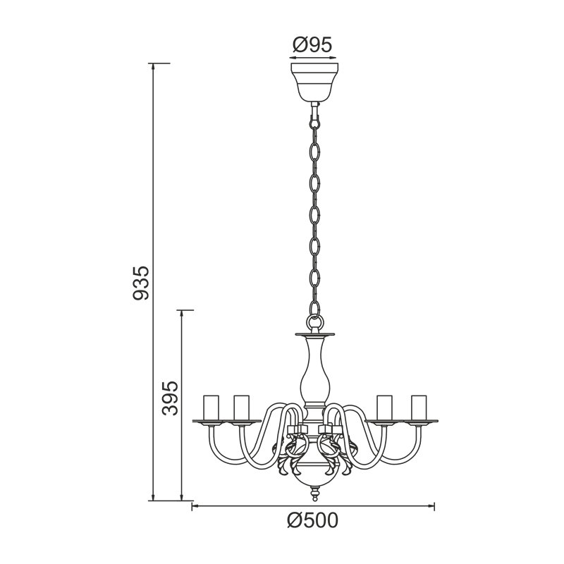 PHASING OUT PENDANT 5XE14 METAL PATINΑ GOLD Φ50ΧH93,5CM VELVET DLA12005P PHASING OUT PENDANT 5XE14 METAL PATINΑ GOLD Φ50ΧH93,5CM VELVET DLA12005P