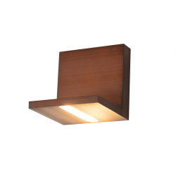 PHASING OUT WALL MOUNTED WOOD COLOR LED UPSIDE TETRIS 4W 230V 3000K 30000hrs 10Χ101Χ10CM TETRIS L36291WD