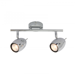 PHASING OUT SPOT II CHROME 2XGU10 LEGOLAS MC1162 PHASING OUT SPOT II CHROME 2XGU10 LEGOLAS MC1162