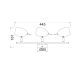 PHASING OUT SPOT III CHROME 3XGU10 LEGOLAS MC1163