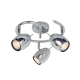 PHASING OUT SPOT III ROSETTE CHROME 3XGU10 LEGOLAS MC1163G