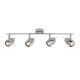 PHASING OUT SPOT III CHROME 4XGU10 LEGOLAS MC1164