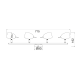 PHASING OUT SPOT III CHROME 4XGU10 LEGOLAS MC1164