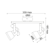 PHASING OUT WALL MOUNTED LUMINAIRE 2×GU10 METALLIC CEMENT SHADE 26×8×18,5CM INKA MC167792C PHASING OUT WALL MOUNTED LUMINAIRE 2×GU10 METALLIC CEMENT SHADE 26×8×18,5CM INKA MC167792C