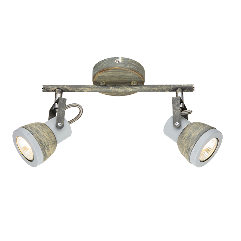 PHASING OUT WALL MOUNTED LUMINAIRE 2×GU10 METALLIC RUST SHADE 26×8×18,5CM INKA MC167792R PHASING OUT WALL MOUNTED LUMINAIRE 2×GU10 METALLIC RUST SHADE 26×8×18,5CM INKA MC167792R