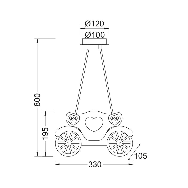 PHASING OUT KIDS TABLE LAMP 2XE27 PRINCE 32Χ13ΧΗ80CM KINGDOM MD110042B