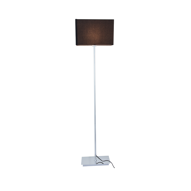 PHASING OUT FLOOR LAMP CHROME METAL 1XE27 BLACK CABLE RECTANGLE BASE Η123cm MIX MATCH MF15018CHB PHASING OUT FLOOR LAMP CHROME METAL 1XE27 BLACK CABLE RECTANGLE BASE Η123cm MIX MATCH MF15018CHB